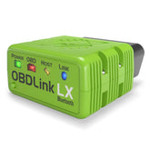 OBDLink LX front view showing compact adapter and brand, enabling quick diagnostics