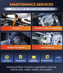 OBDMATE OM701 plugged into vehicle DLC demonstrating quick plug-and-play benefit