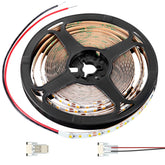 Obeaming front view of strip lighting showing slim tape and labels, ideal upgrade