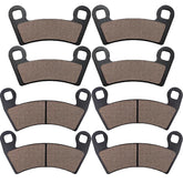 OCEAIR front brake pads in packaging showing complete kit benefits