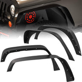 OEDRO front fender flare front view showing rugged protection and fit