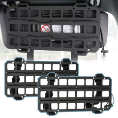 OEMASSIVE visor organizer front view showing clean modular layout and durable finish