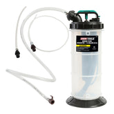 OEMTOOLS front view of extractor showing compact reservoir and pump for clean oil removal