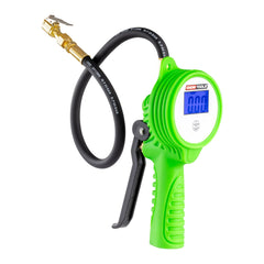 OEMTOOLS front view of digital tire inflator showing gauge and controls for accurate readings