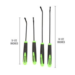 OEMTOOLS pick tips close-up showing hardened spoon and contour profiles for precision