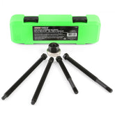 OEMTOOLS front-open case showing full installer kit and easy access