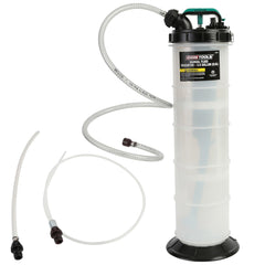 OEMTOOLS front view showing full fluid extractor and benefits of quick extraction