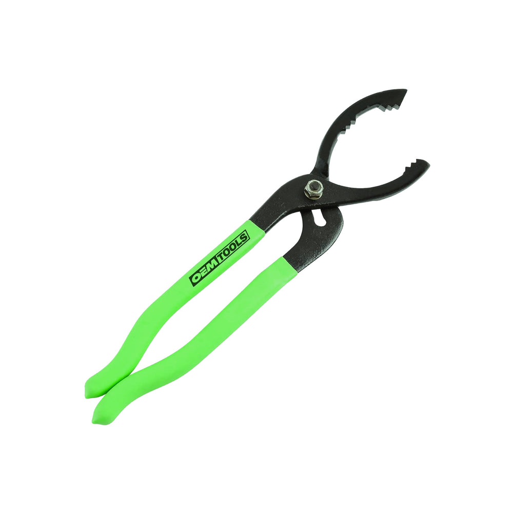 OEMTOOLS front view of pliers showing full length and jaw profile for versatile use