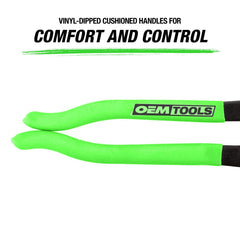 OEMTOOLS vinyl-dipped cushioned handles close-up for comfortable non-slip control