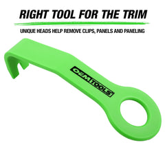 OEMTOOLS close-up of nylon tool tip showing contour for safe, scratch-free leverage