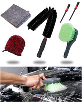 oesee kit front packaging showing included brushes and towels, clear overview benefit