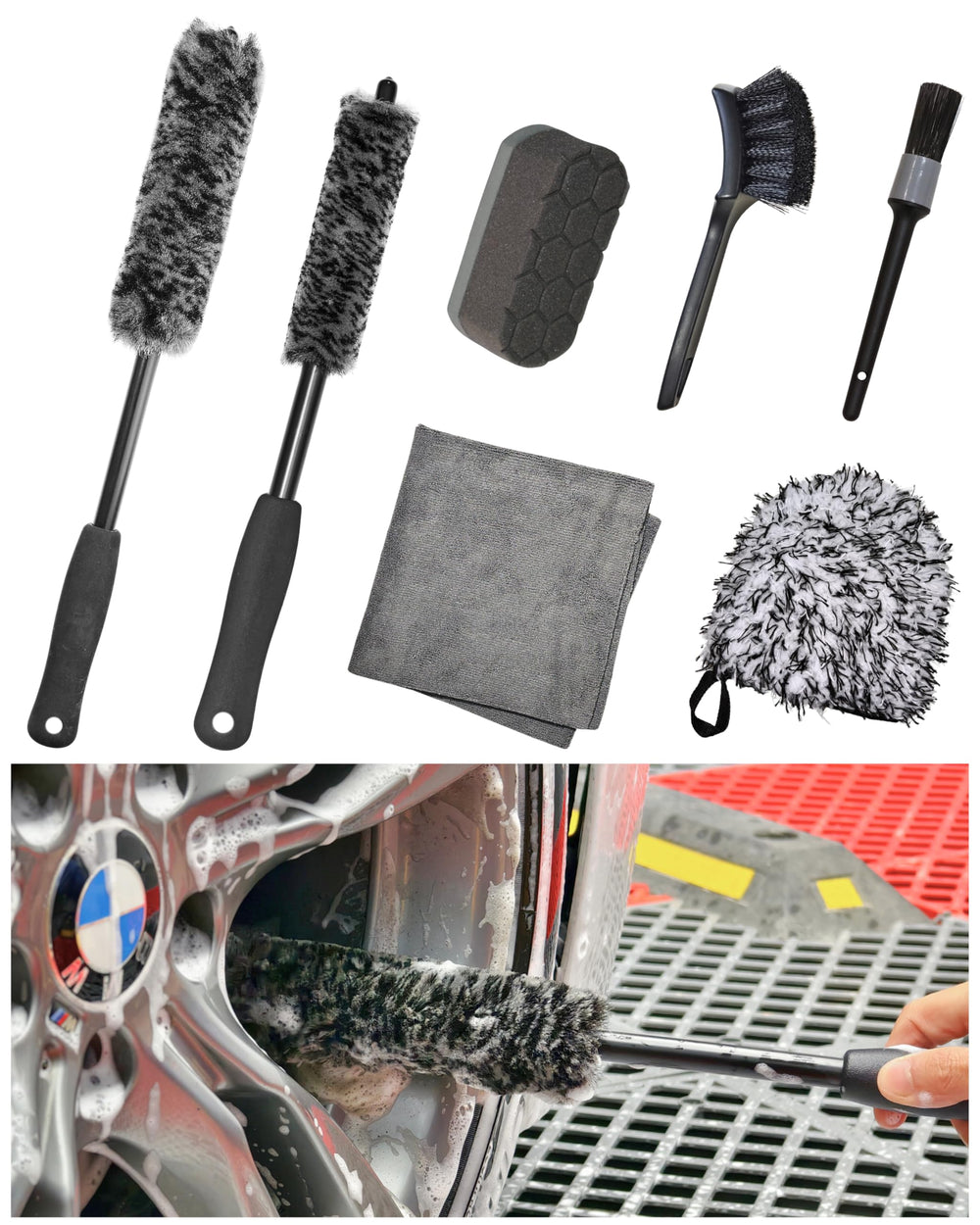 oesee kit front packaging showing all seven wheel tools and benefits