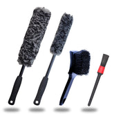 oesee front product set showing all four brushes and handles for complete cleaning