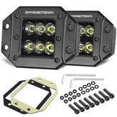 OFFROADTOWN front face of 5-inch pod showing compact design and bright output