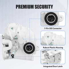 OGATOO actuator metal gear and latch closeup demonstrating durable construction