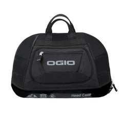 OGIO front view helmet bag showing full-size fit and secure storage benefit