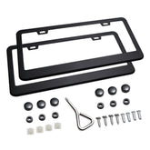 Ohuhu front view license frame showing clean matte design and sleek profile for style
