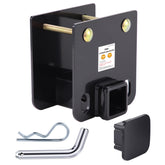 Ohuhu front view of 2-inch receiver showing durable construction and easy mounting
