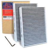 OIFILLIO front view of cabin filter showing fit and clean design benefit