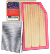 OIFILLIO front packaging showing both engine and cabin filters for easy purchase