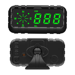 OinDoDi close-up of 4.2 inch LED display highlighting auto-brightness for day and night