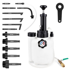 Ojtrtdr pump front view showing bottle and control panel for quick transfers