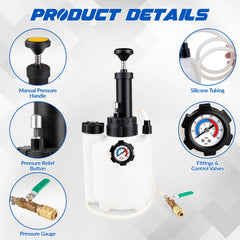 Ojtrtdr closeup of pressure gauge and valve offering precise PSI readings