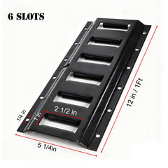 Okllen close-up of slot pattern highlighting precision holes and corrosion-resistant coating