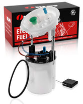 OKLPF fuel pump assembly front view showing robust housing and fitment benefit