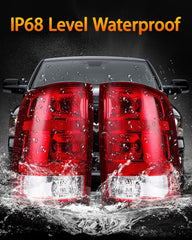 OKLPF tail light installed on GMC Sierra demonstrating correct fit benefit