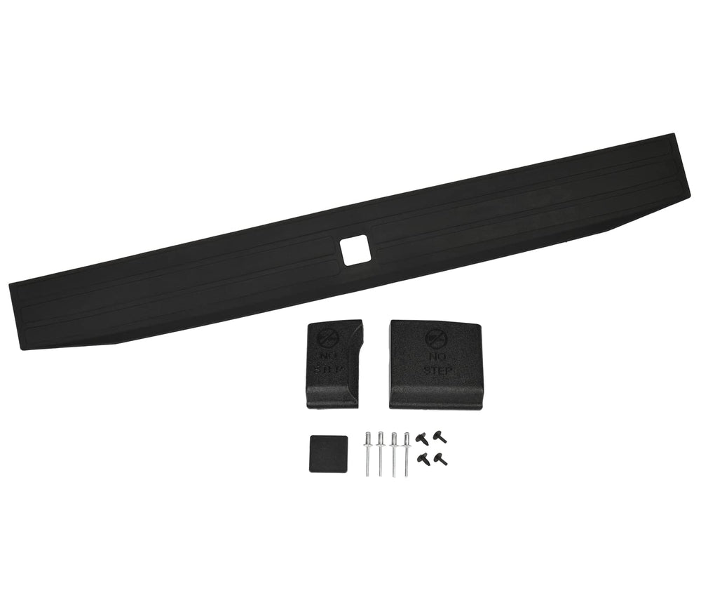 OKPARZ front view of tailgate molding cap showing clean fit and OEM look