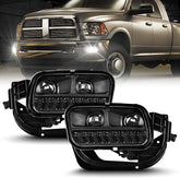 OKSIWA front view installed on Ram showing precise fit and improved visibility