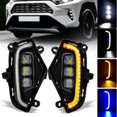 OKSIWA front view installed on RAV4 showing improved visibility and modern look