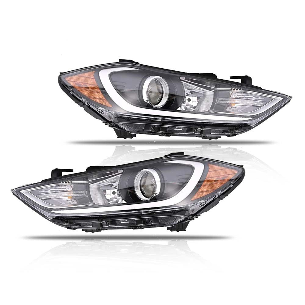 OLDANI driver-side headlight assembly showing exact fit and improved safety