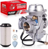 OLIFANT carburetor front view showing throttle body and clean fit benefits