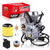 OLIFANT carburetor front view showing mounting ports and clean finish for easier replacement