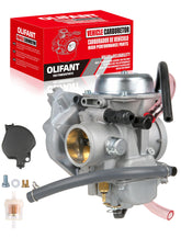 OLIFANT carburetor front view showing mounting flanges and ports for quick visual fit check