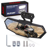 OLIFANT center mirror front view showing wide rear visibility benefit