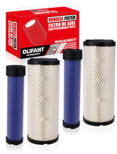 OLIFANT front packaging showing the two complete air filter sets and fit info
