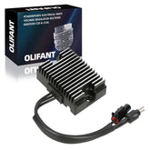 OLIFANT front view regulator mounted showing direct-fit benefits