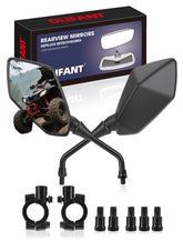 OLIFANT front view of mirror pair showing clear rear vision and wide field