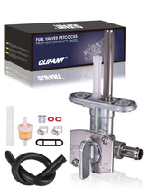 OLIFANT fuel petcock front assembly showing fit and clean finish for Yamaha Raptor