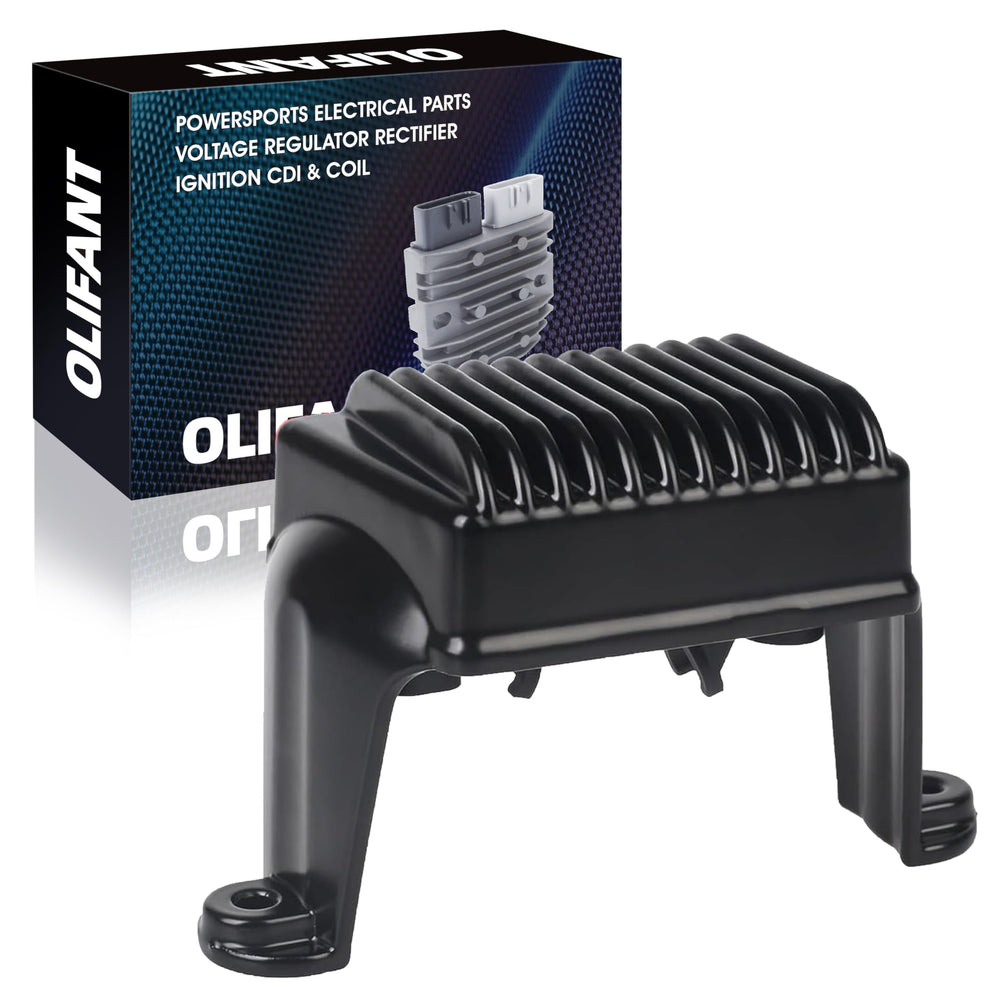OLIFANT regulator front view showing compact design and reliable fit
