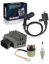 OLIFANT regulator rectifier front view showing compact design and reliable charging
