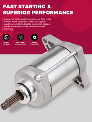 OLIFANT starter close-up of 9-tooth pinion highlighting correct tooth profile for engagement