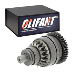 OLIFANT starter drive front view showing full unit and fitment details for easy identification