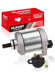 OLIFANT starter front view showing mount points and benefit of exact OE fit