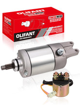 OLIFANT starter front view showing clean housing and mounting points for easy fit