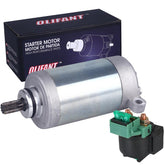 OLIFANT starter front view showing housing and motor, durable replacement