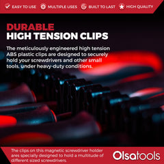 Olsa Tools installed inside a drawer keeping screwdrivers neatly aligned